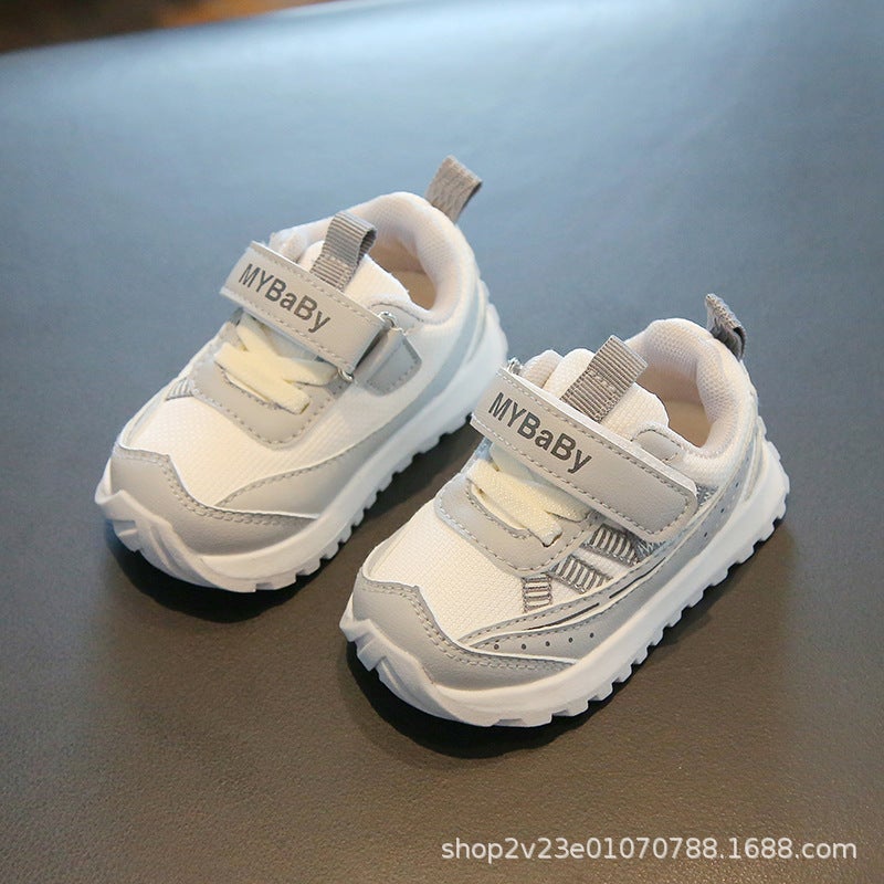 أحذية أطفال غير رسمية للأطفال الرضع ناعمة القاعدة غير قابلة للانزلاق أحذية غير متساقطة للأولاد والبنات أحذية أطفال عصرية - Image 1